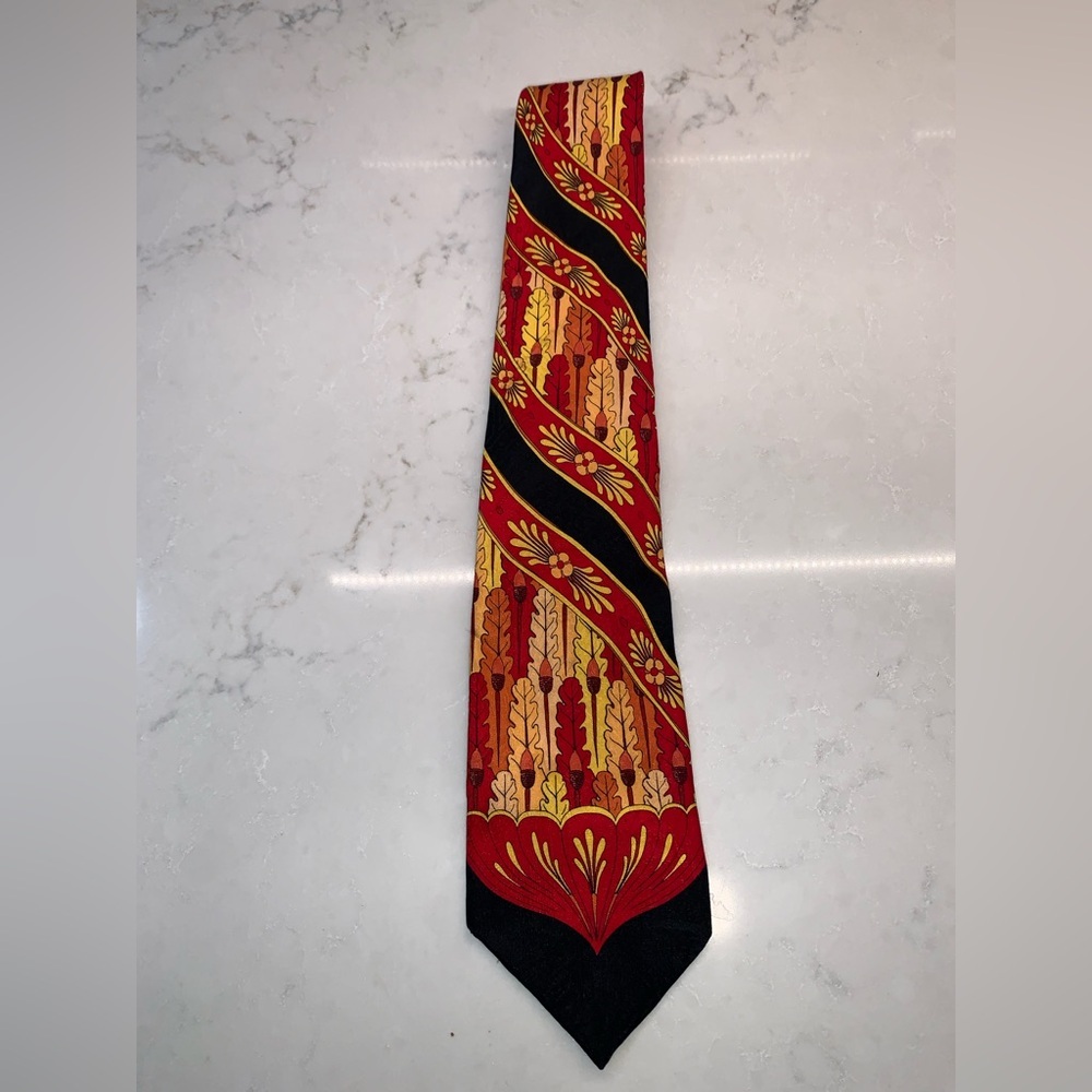Rush Limbaugh No Boundaries Collection Fall Autumn Silk USA Tie​
